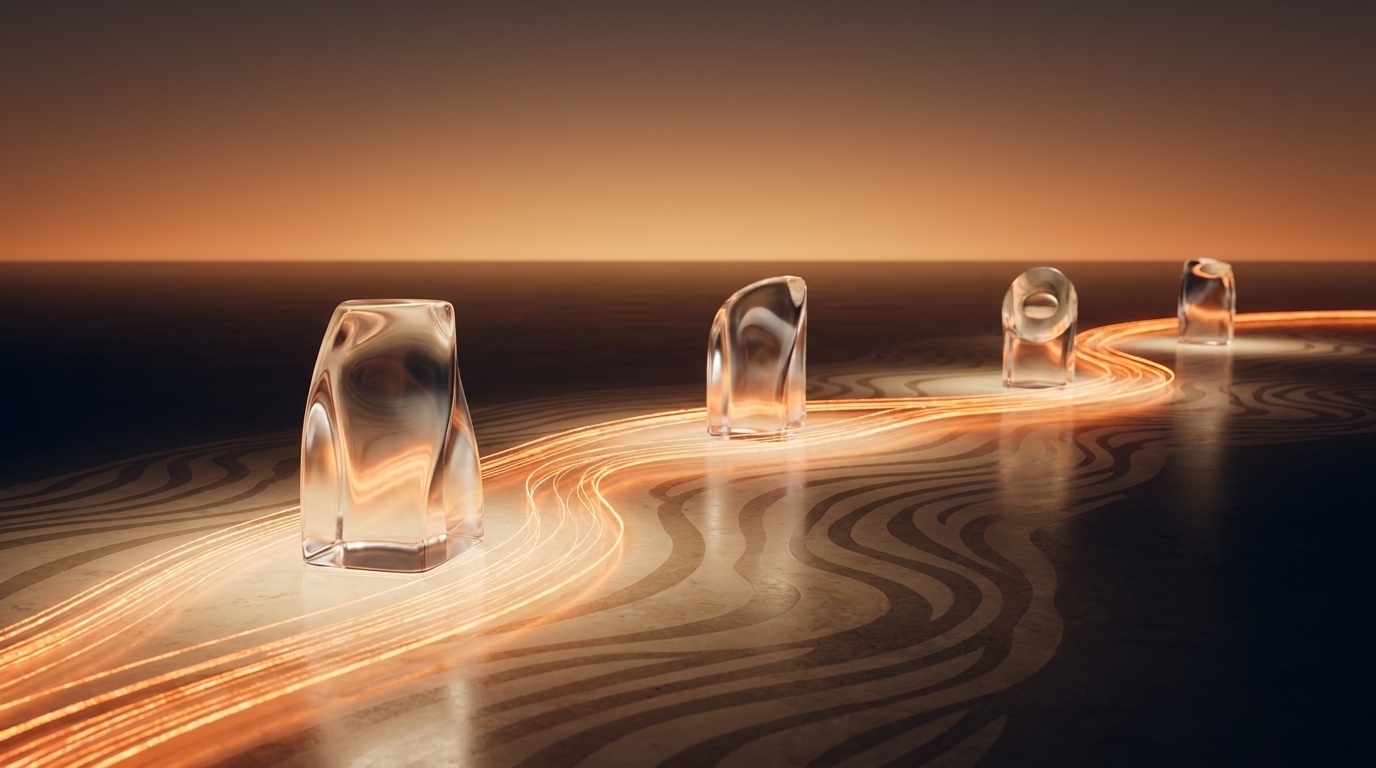 Brand visual expressing collaboration between real production and AI creative